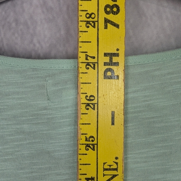 Lucky Brand Mint Green 2X Blouse With Delicate Beading - Picture 10 of 11